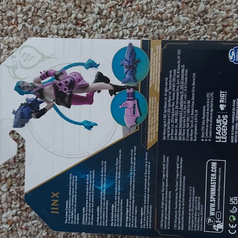 League of Legends The Champion Collection JINX 4" Figure 1st Edition NEW SEALED - Picture 2 of 2